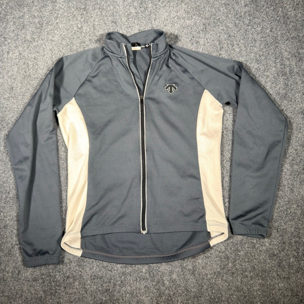 Descente Thermal H20 Cycling Jersey Mens Medium Gray